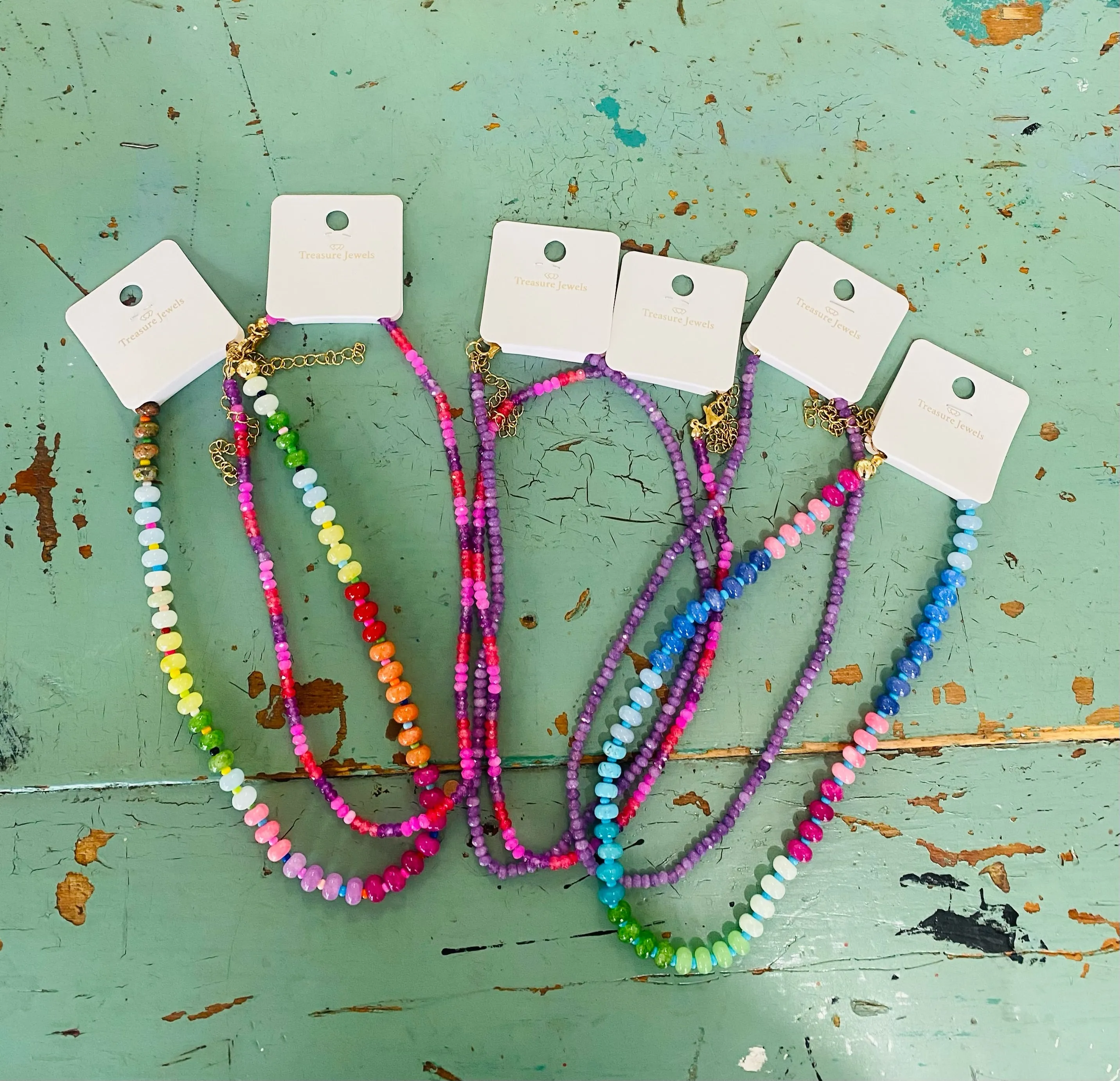 Colorful Gemstone Necklace