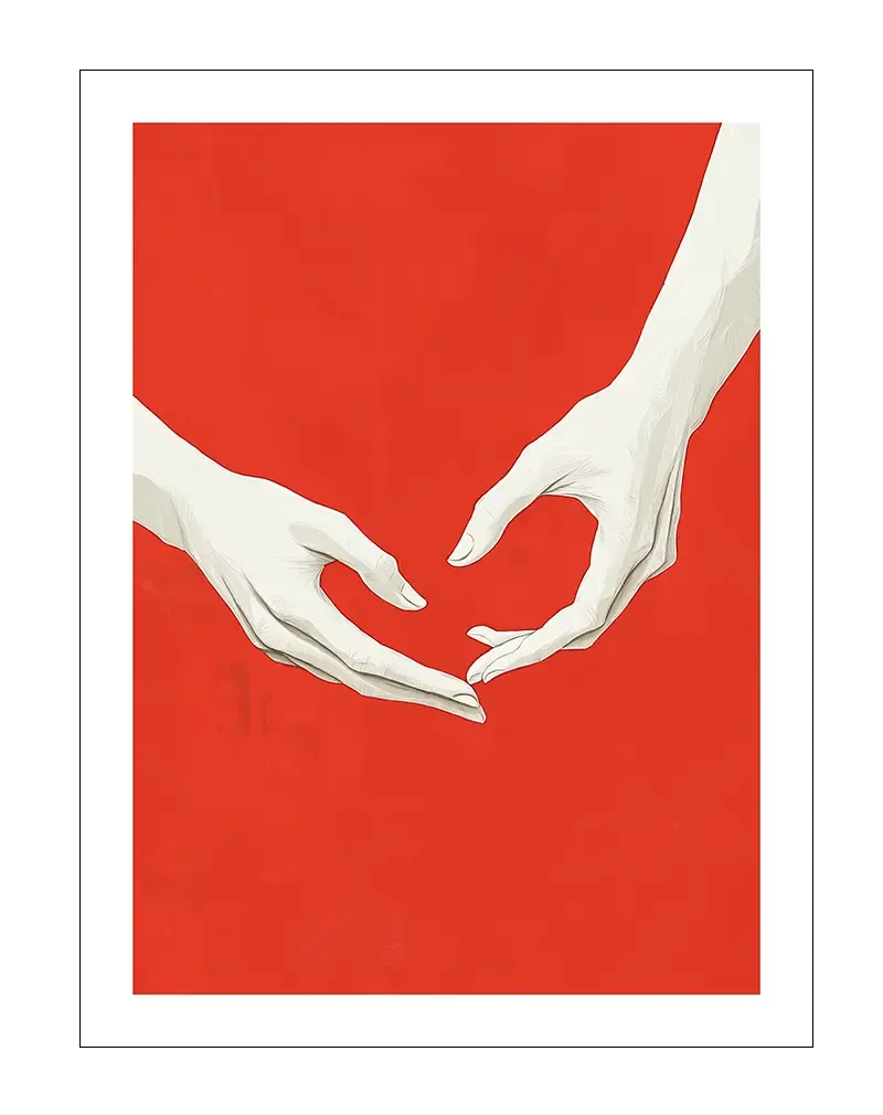 Connection Hands Poster