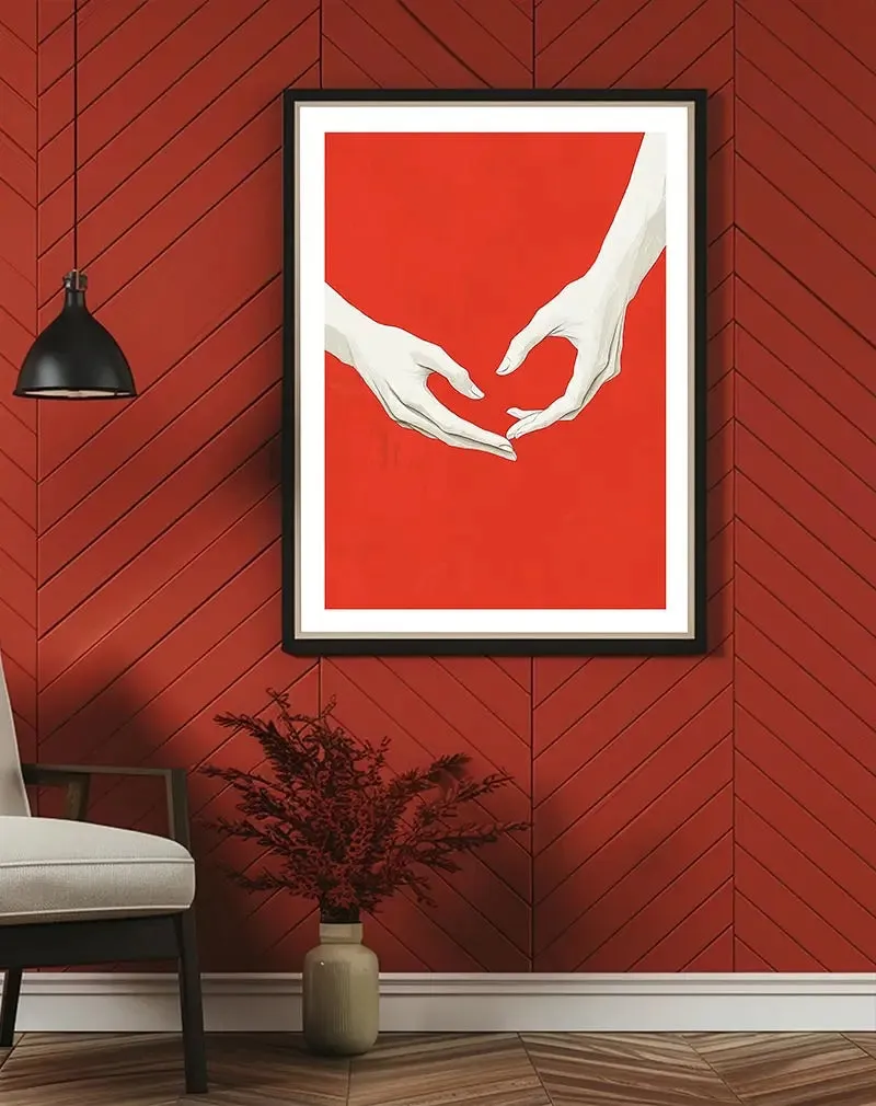 Connection Hands Poster