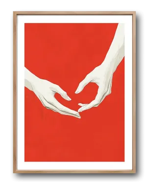 Connection Hands Poster
