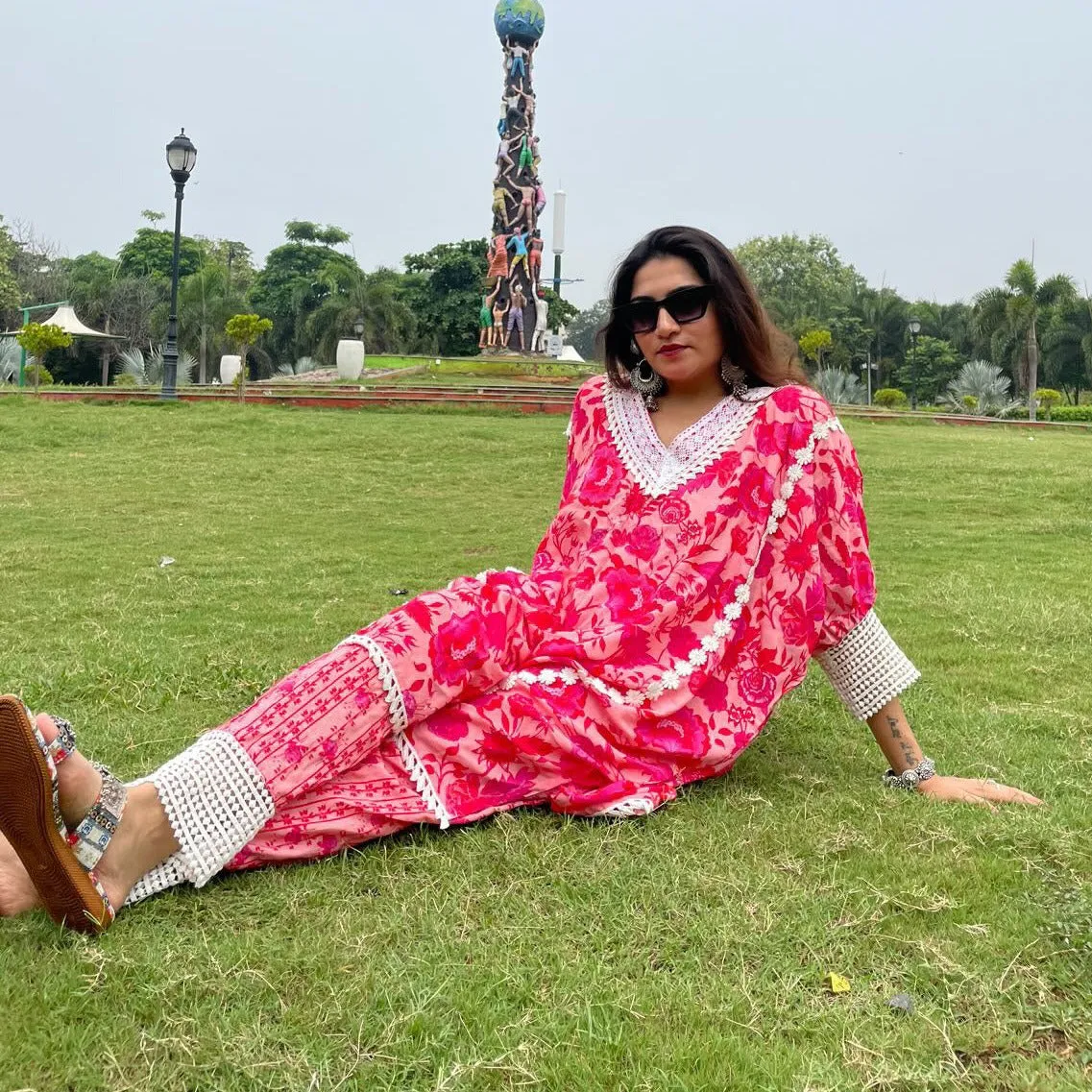 Coordinated Chic Kaftan Set