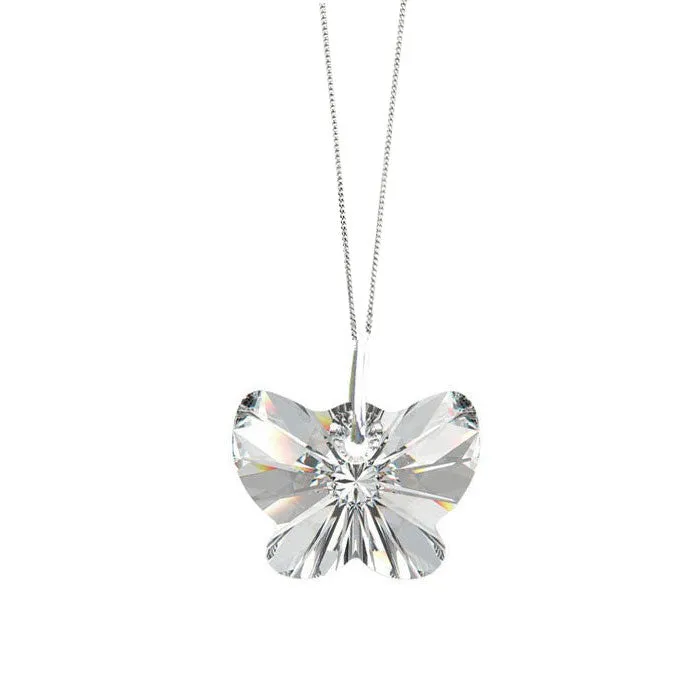 Crystal Ice Butterfly Pendant