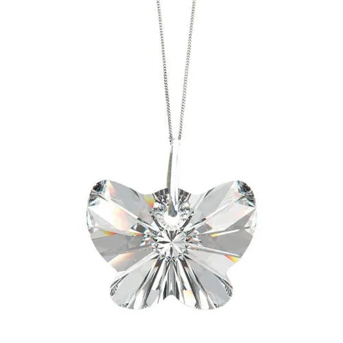 Crystal Ice Butterfly Pendant