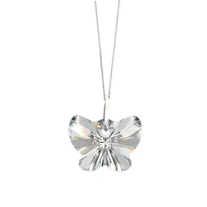 Crystal Ice Butterfly Pendant