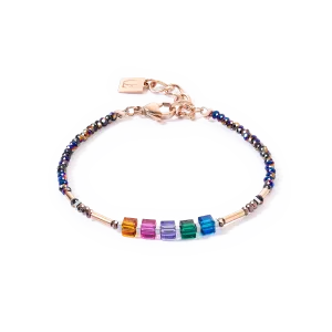 Cube Story Minimalistic Sparkling bracelet Multicolour Autumn
