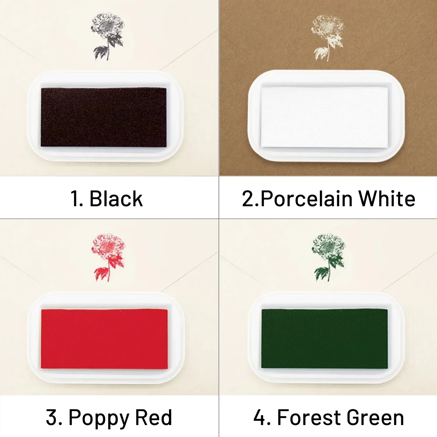 Custom Character Series Book Wooden Rubber Stamps (8 Designs)