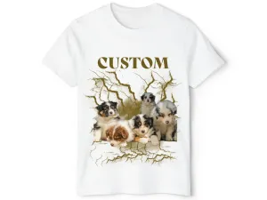 Custom Pet Portrait Dog Shirt Gift For Dog Mom