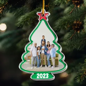Custom Photo Family - Personalized Acrylic Photo Ornament