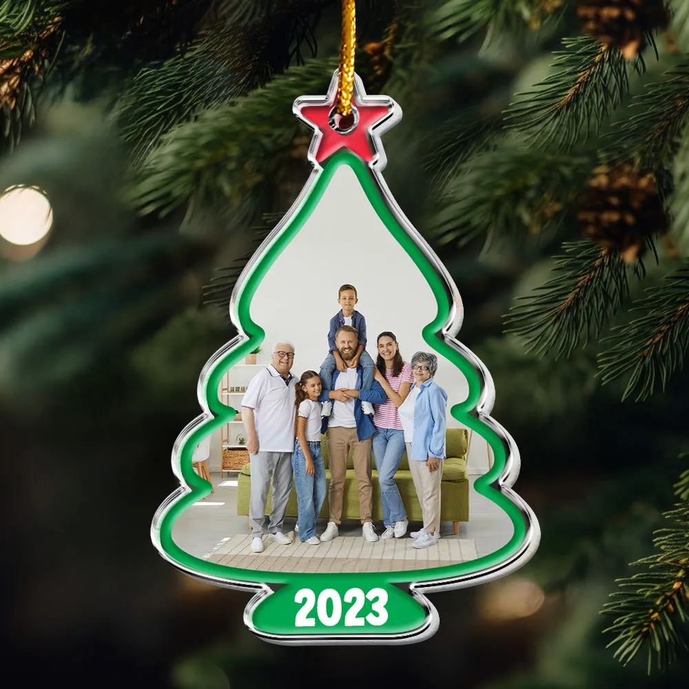 Custom Photo Family - Personalized Acrylic Photo Ornament