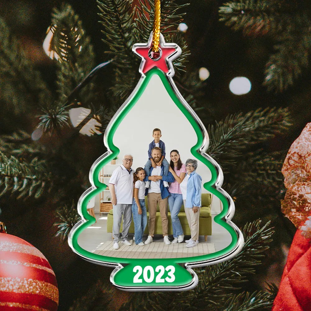 Custom Photo Family - Personalized Acrylic Photo Ornament