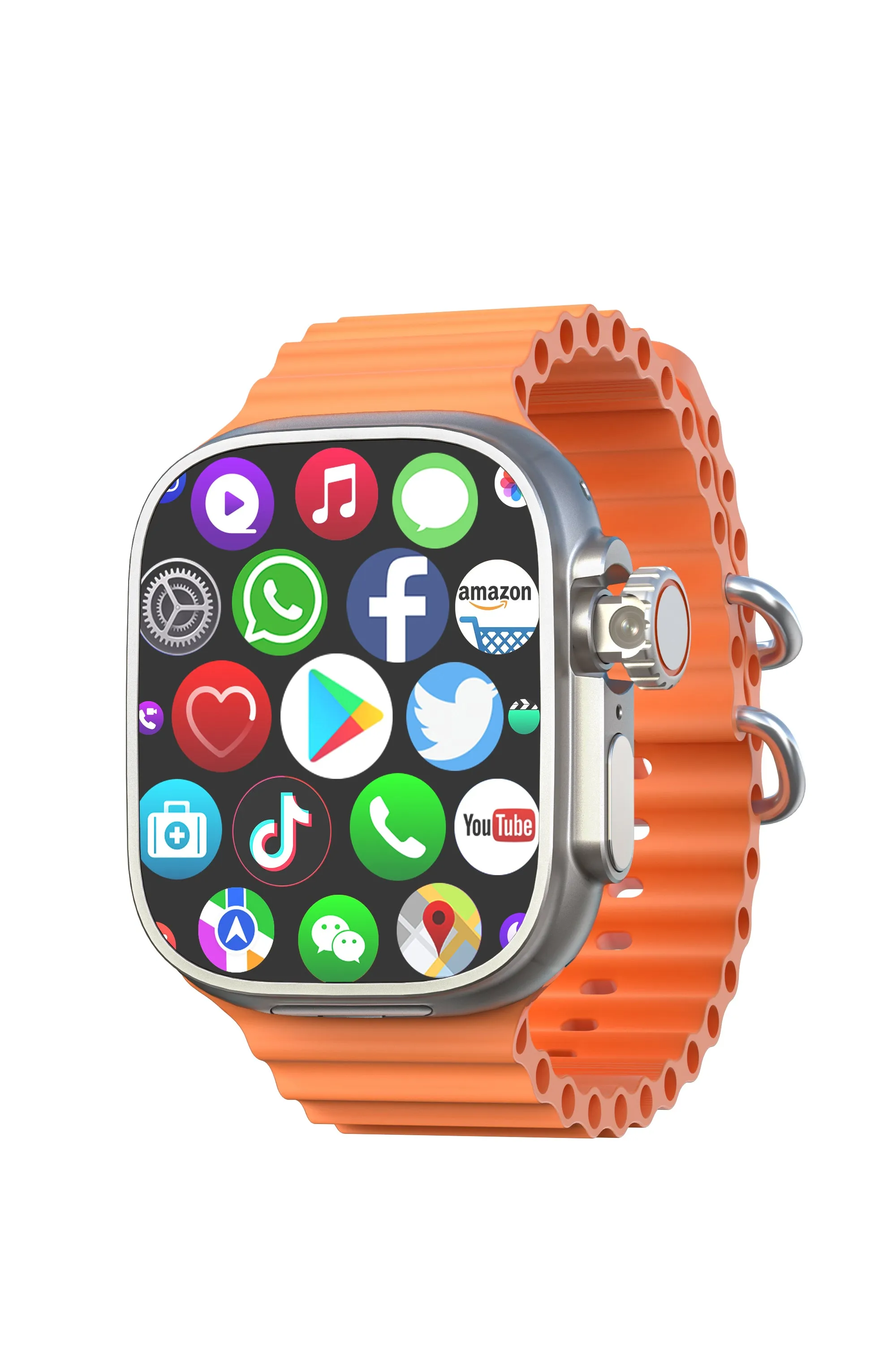 DaTeoy DW99 4G LTE Android Smartwatch - 2.04" AMOLED Display, Quad-Core Processor, 16GB/32GB
