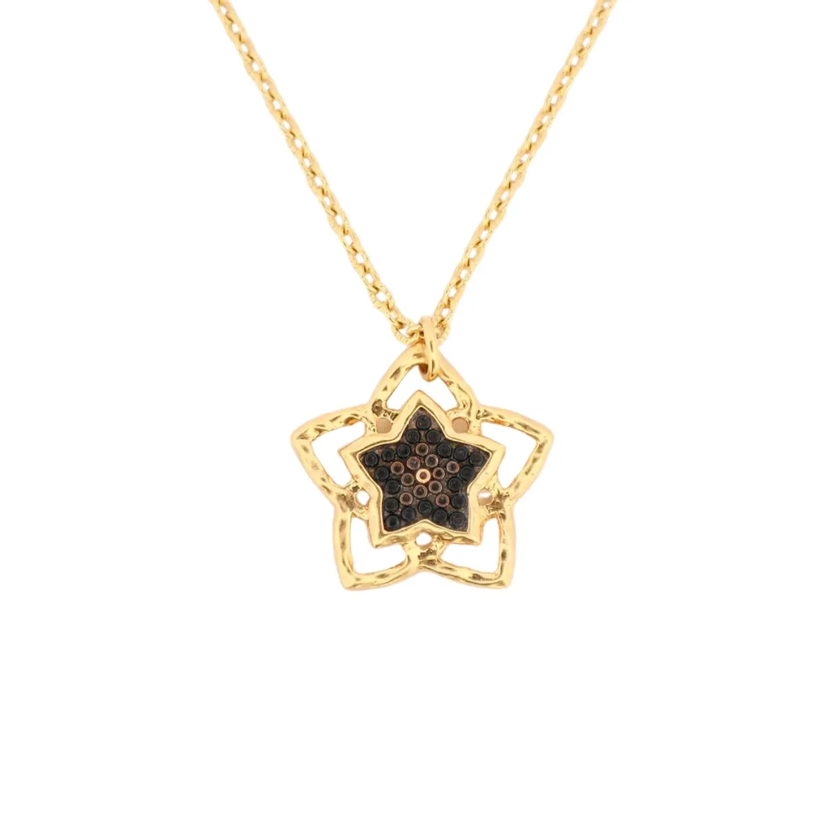 Double Star Choker Necklace