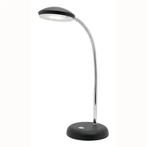 Dylan Black LED Touch Desk Lamp