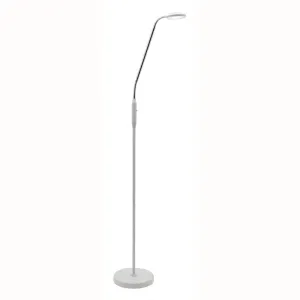 Dylan White Dimmable LED Touch Floor Lamp