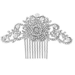 Elegant Pearl and Crystal Vintage Inspired Bridal Hair Comb