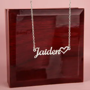 ELEVATED SPIRIT | PERSONALIZED CHRISTIAN NAME NECKLACE WITH HEART