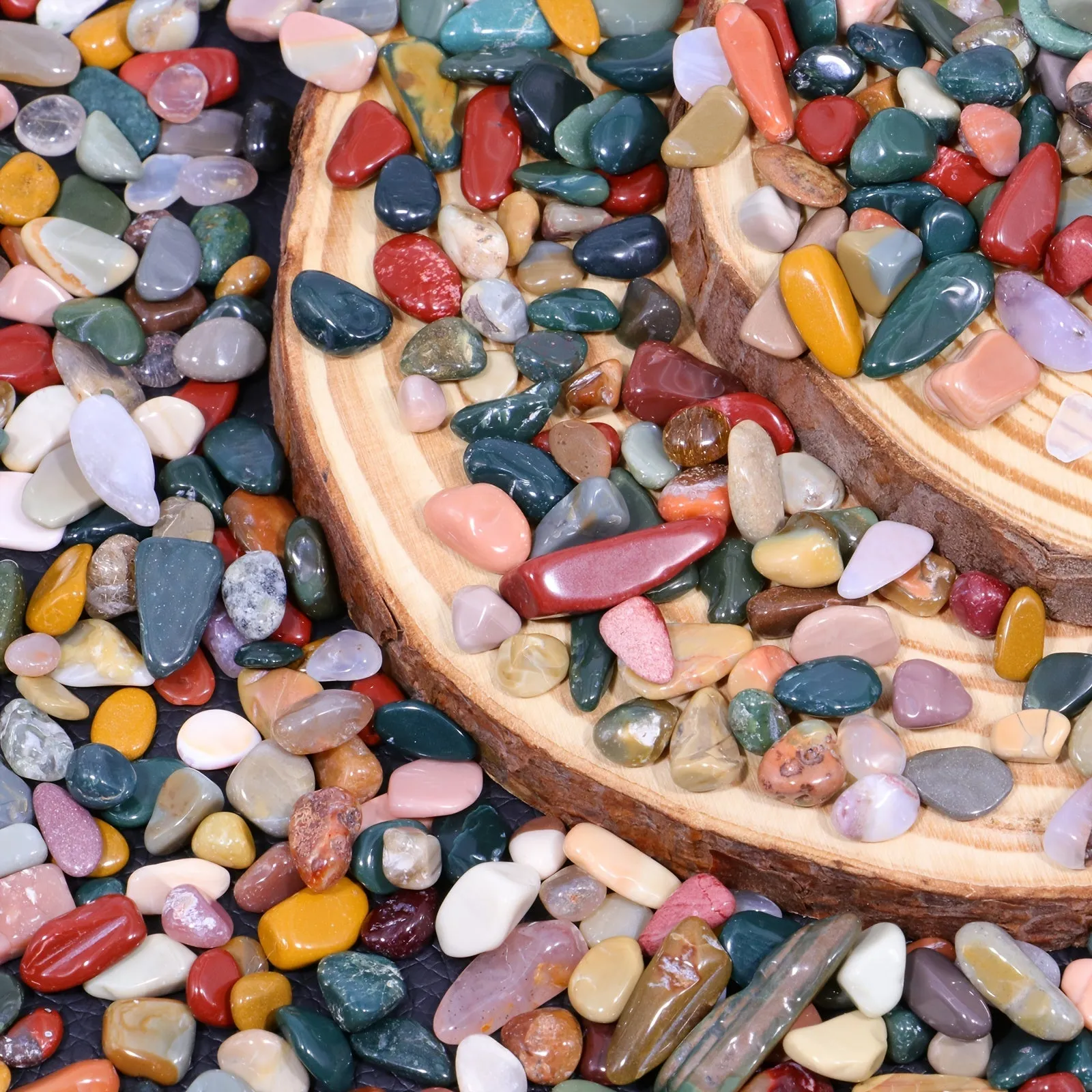 Enhance Aquarium Appeal with Mini Crystal Stone Pack