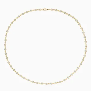 Essential Bezel Tennis Necklace