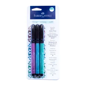Faber-Castell Pitt Artist Pens, Mix & Match Metallic Color Set
