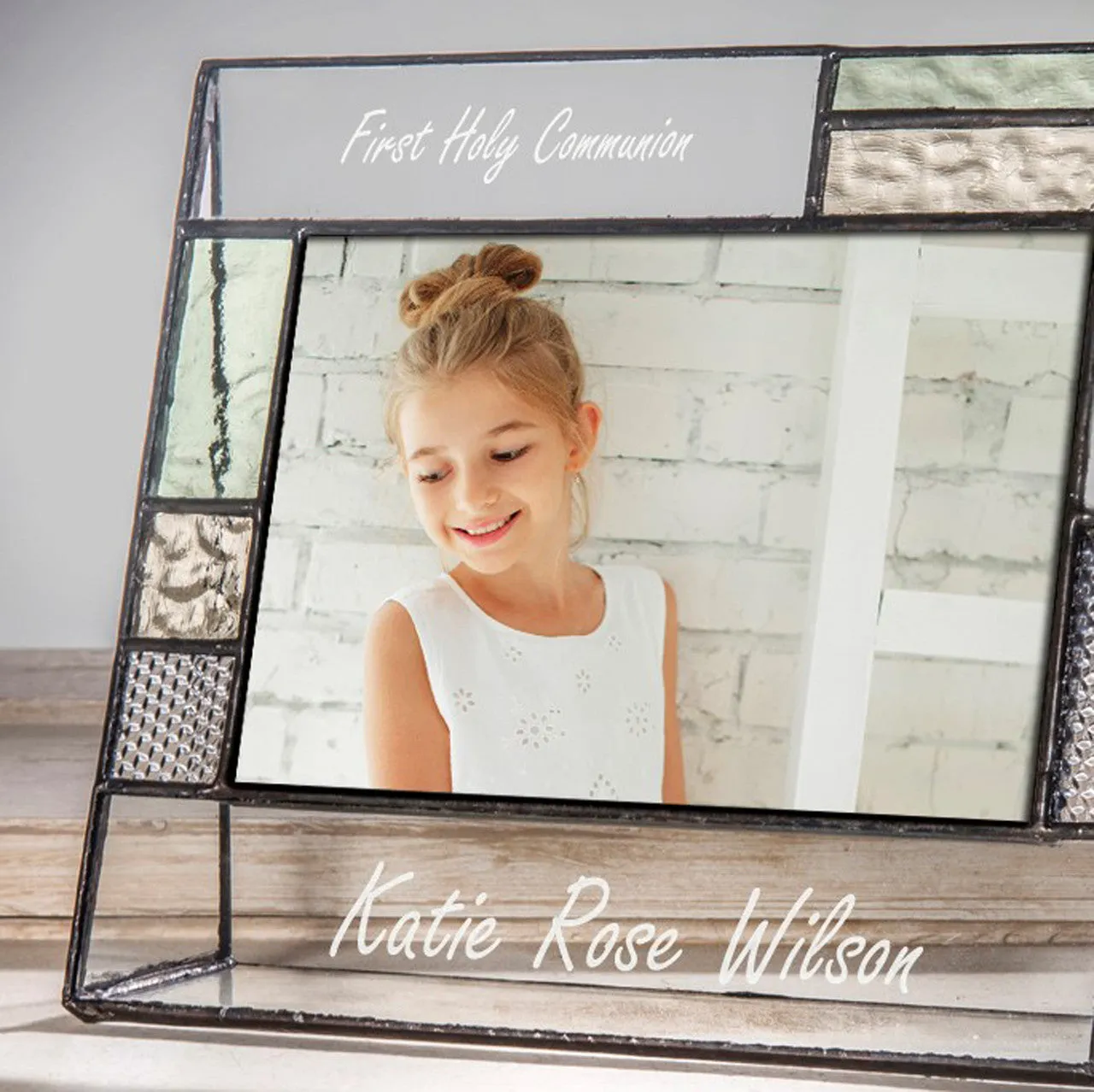 First Holy Communion Frame Personalized by J Devlin | PIc 430-46H EP575