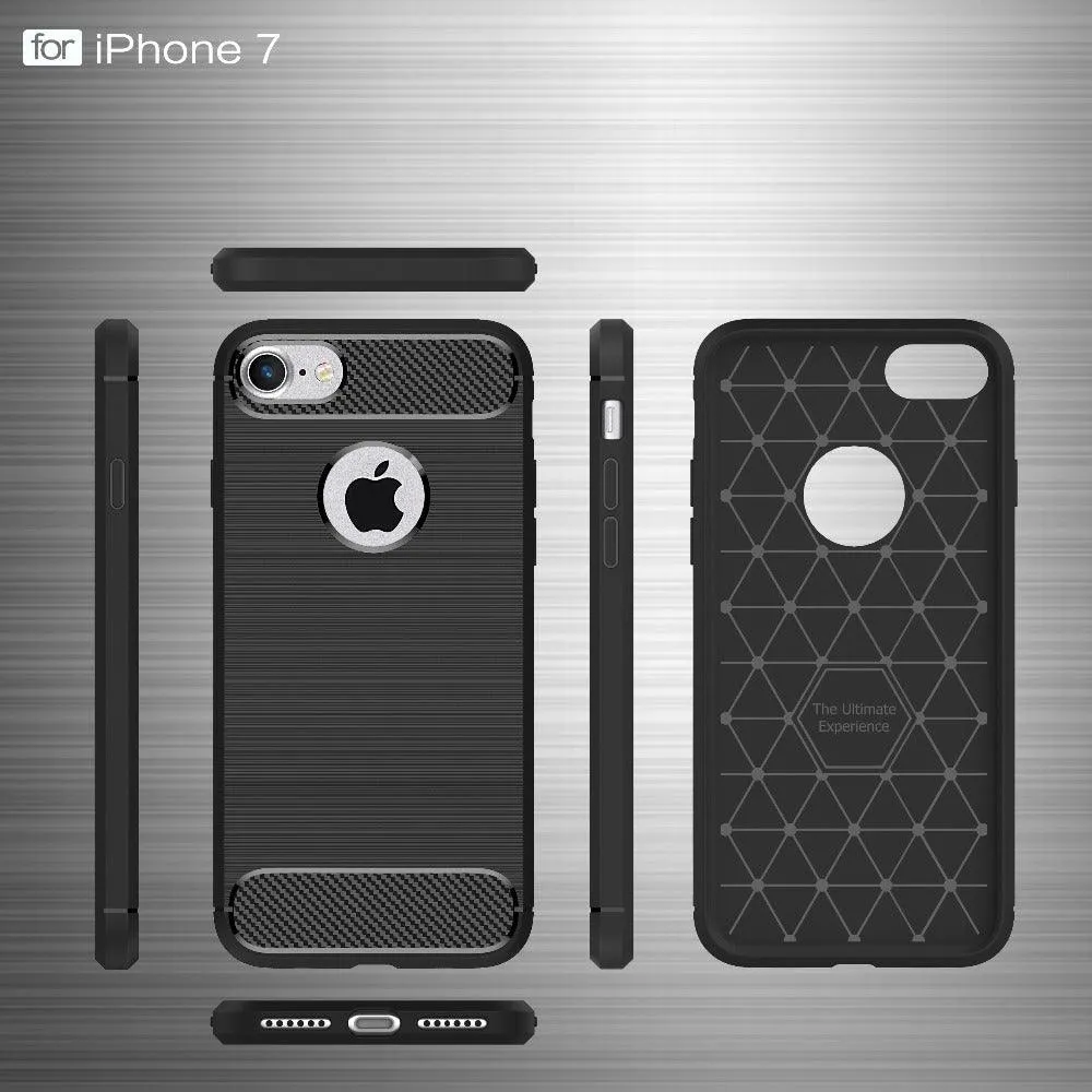 For Apple iPhone 7 / 8 Armour Shockproof Gel Case Silicone Cover Case Thin