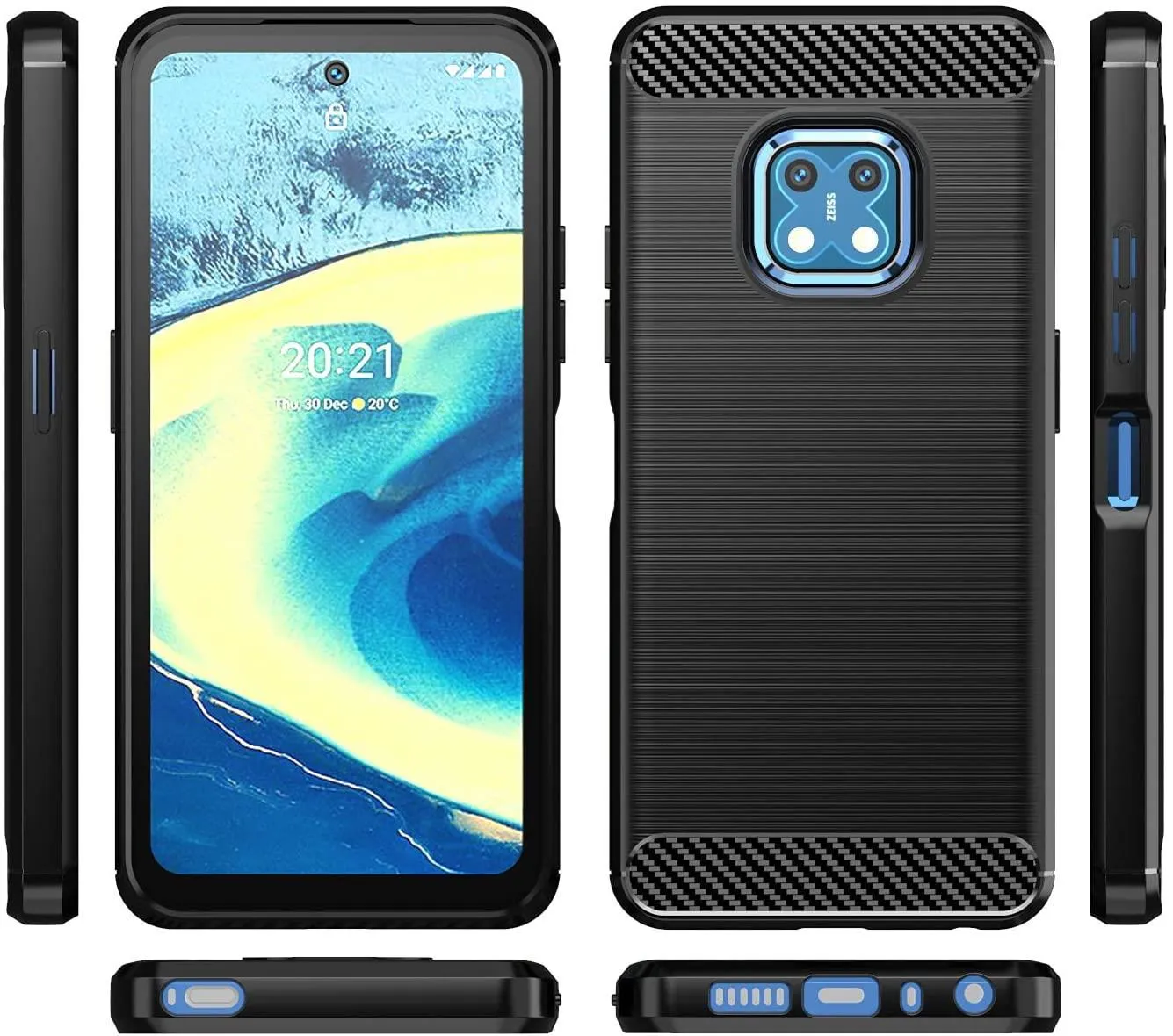 For NOKIA XR20 Armour Shockproof Gel Case Silicone Cover Case Thin