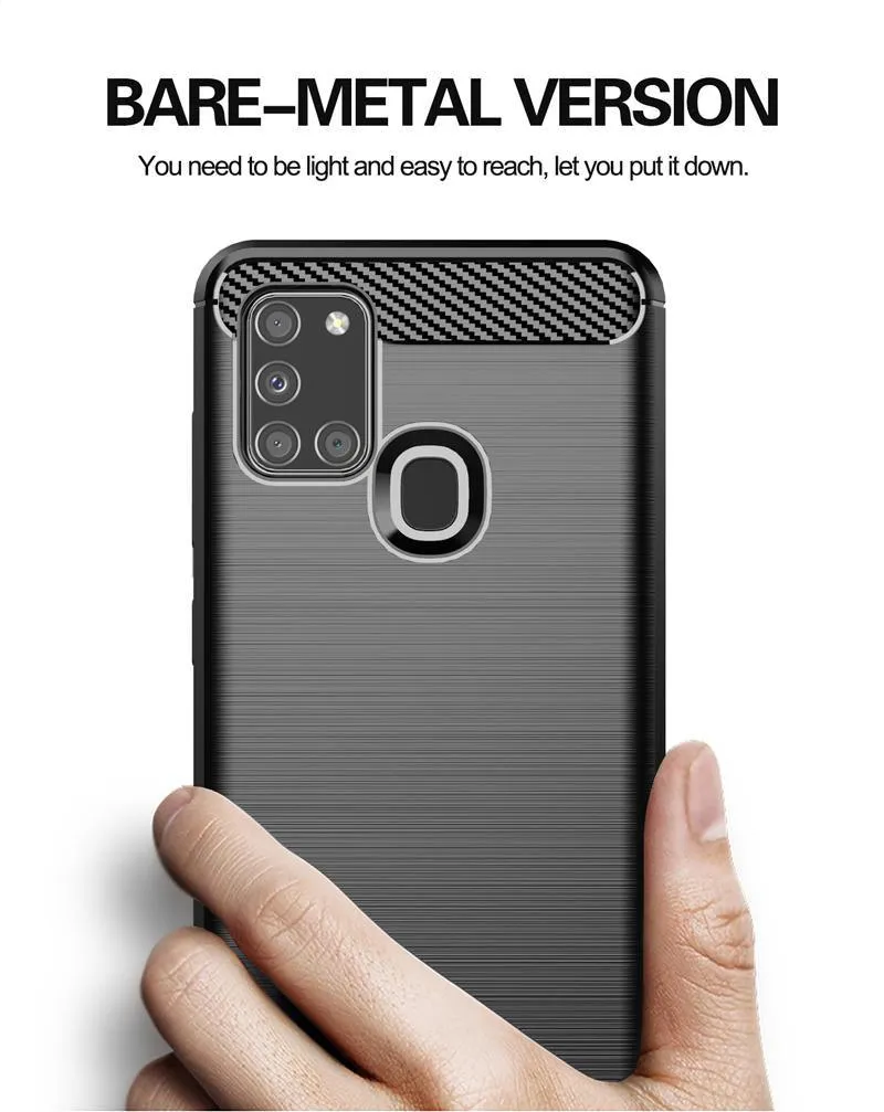 For Samsung Galaxy S21 Ultra 5G Armour Shockproof Gel Case Silicone Cover Case Thin