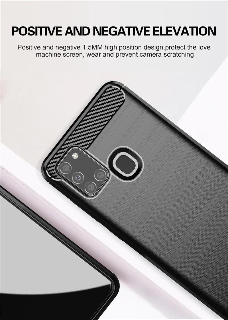 For Samsung Galaxy S21 Ultra 5G Armour Shockproof Gel Case Silicone Cover Case Thin