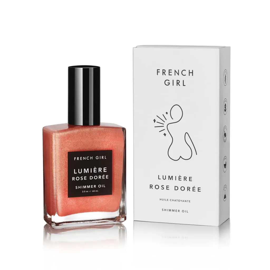 French Girl Rose Gold Shimmer Oil - Rose Dorée