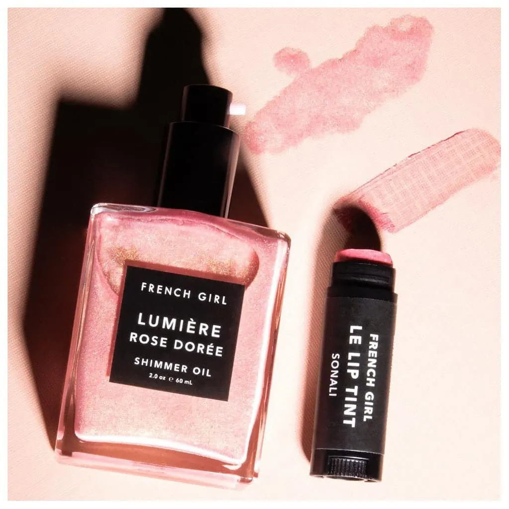 French Girl Rose Gold Shimmer Oil - Rose Dorée
