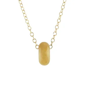 Gemstone Donut Necklace