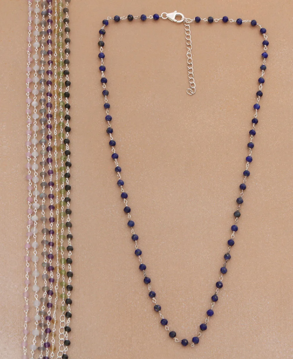 Gemstone Necklace Chain, India