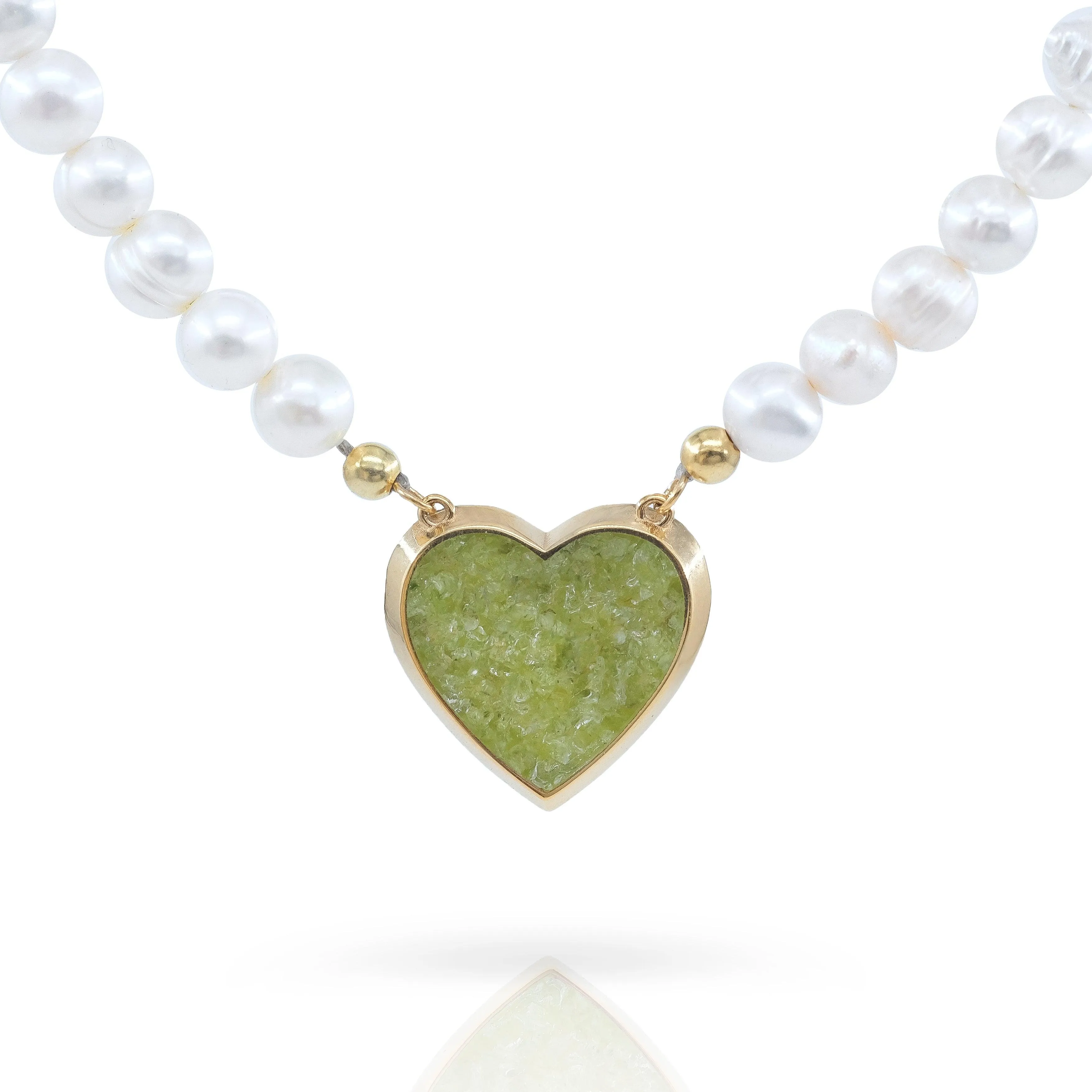 Heart Gemstone Necklace