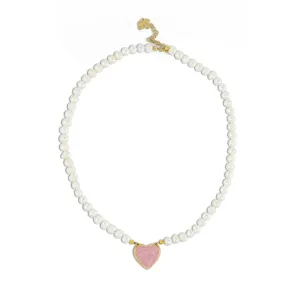 Heart Gemstone Necklace