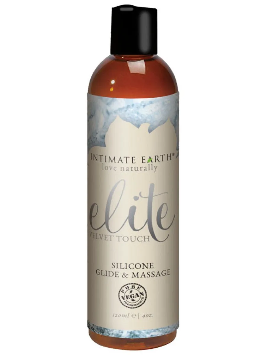 INTIMATE EARTH Elite Velvet Touch SILICONE LUBRICANT & MASSAGE