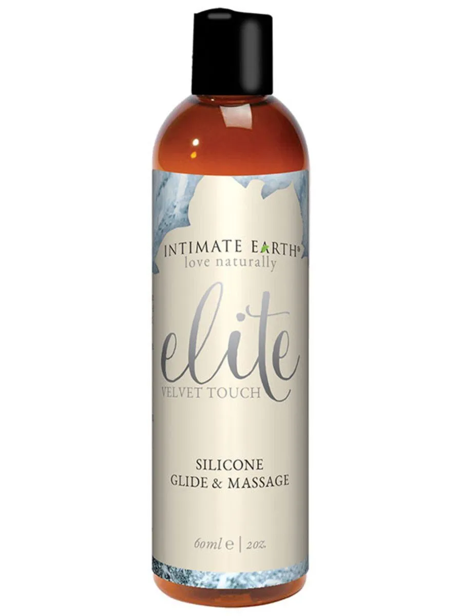 INTIMATE EARTH Elite Velvet Touch SILICONE LUBRICANT & MASSAGE