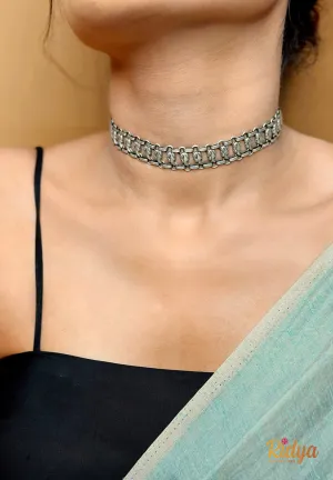 Intricate Peacock Elegant Choker Necklace