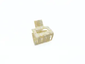 Ivory Marble Mini Hair Claw Clip