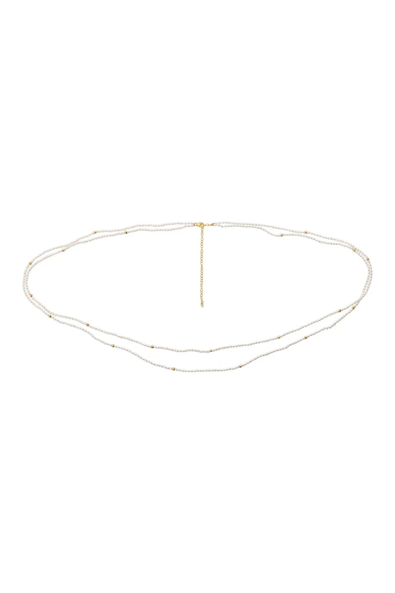 Jayne Double Pearl Belly Chain