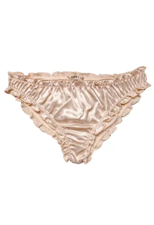 Jolie Silk Panties - Rose Gold