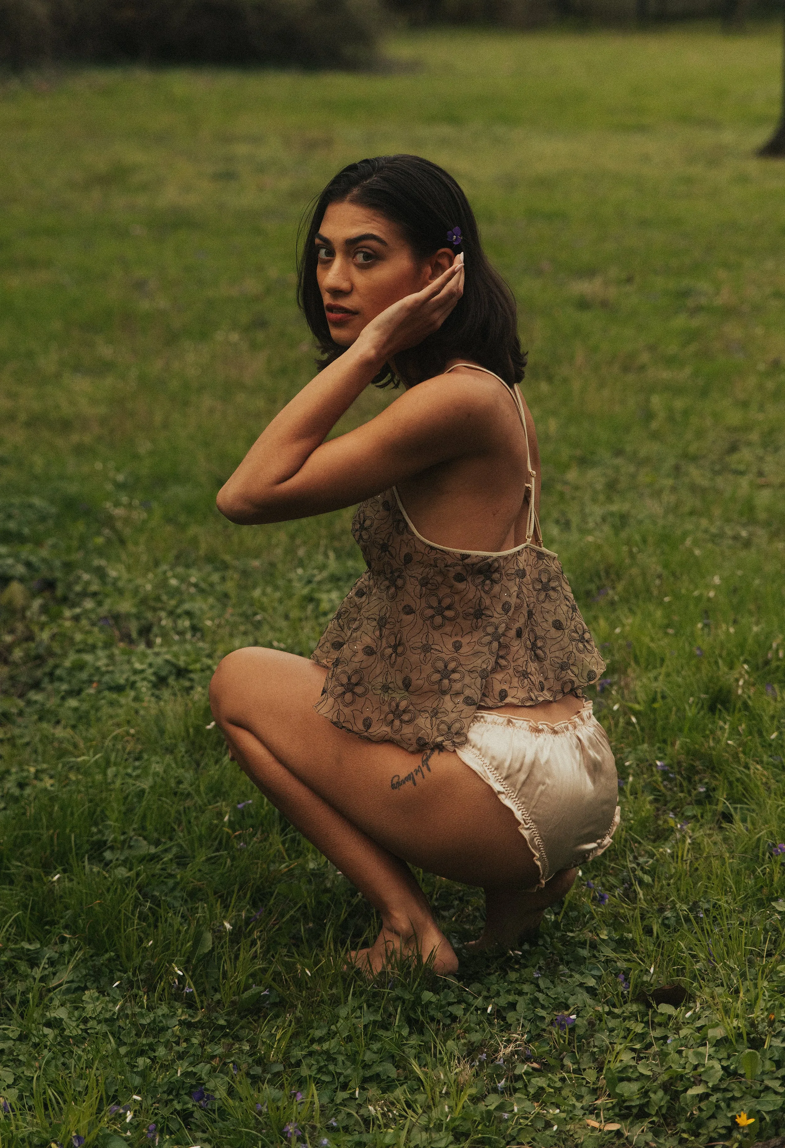 Jolie Silk Panties - Rose Gold