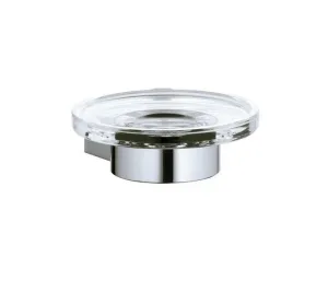Keuco Plan Soap Holder - complete with crystal glass soap dish