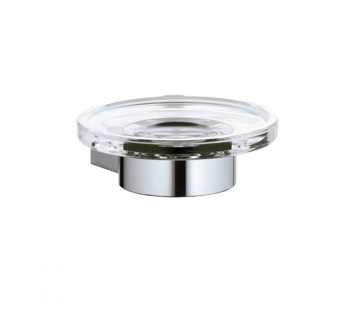 Keuco Plan Soap Holder - complete with crystal glass soap dish