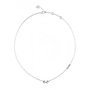 Ladies Endless Dream Silver Crystal Necklace UBN03264RH