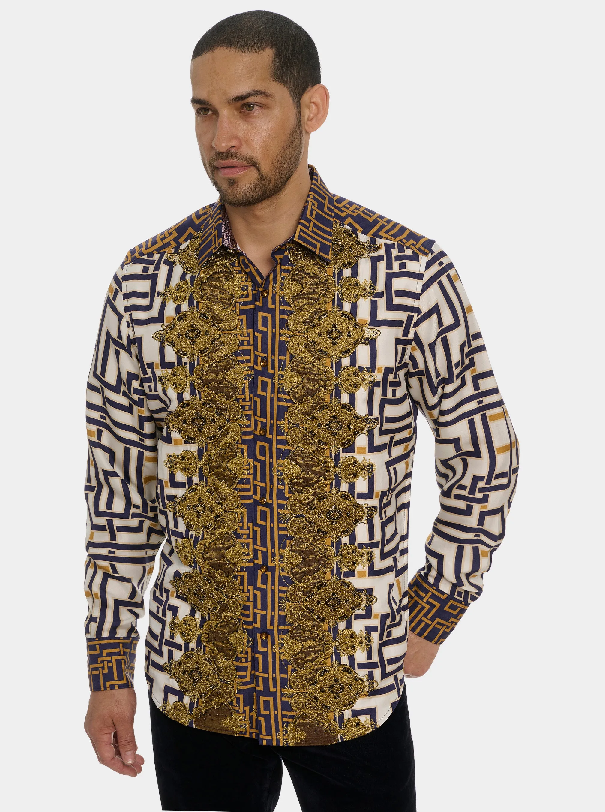 LIMITED EDITION SHIMMERING WINGS BUTTON DOWN SHIRT