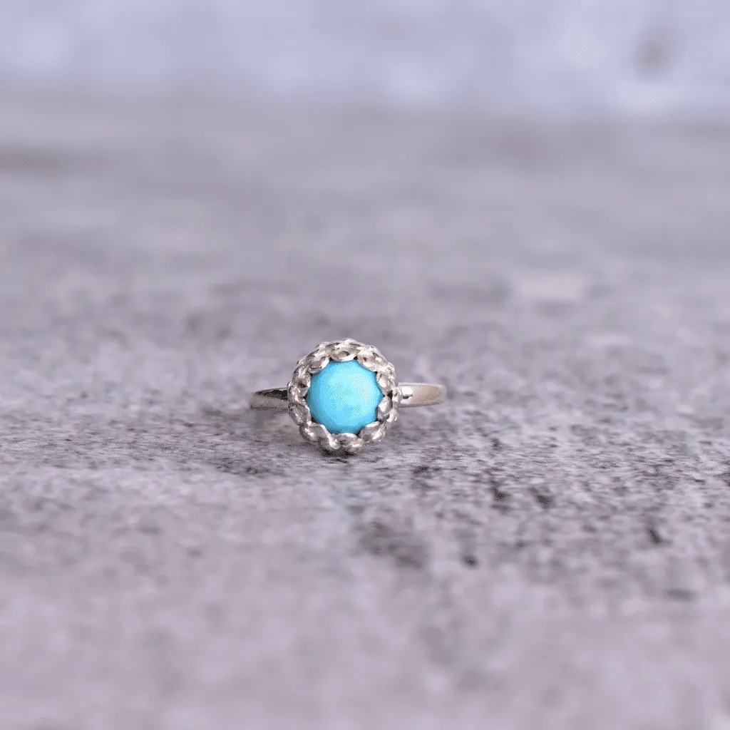 Lotus - Turquoise Ring