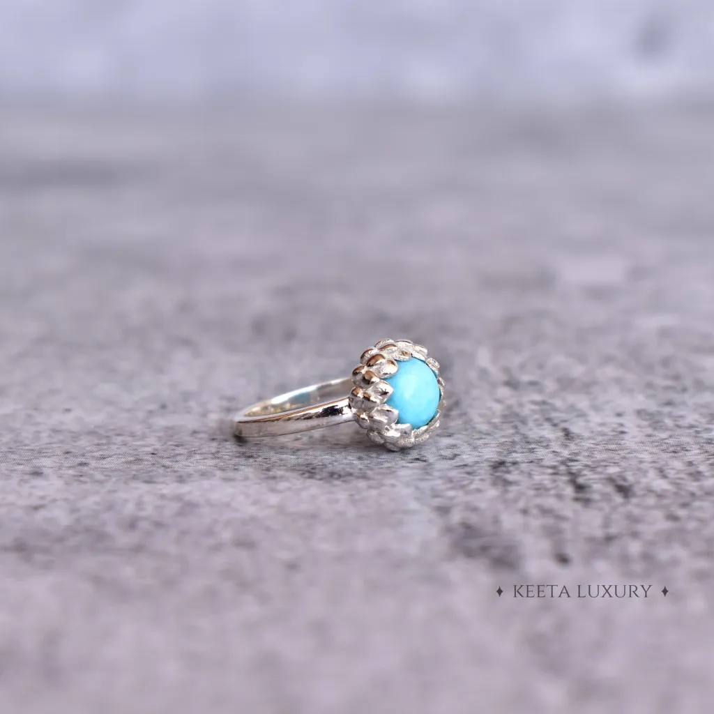 Lotus - Turquoise Ring