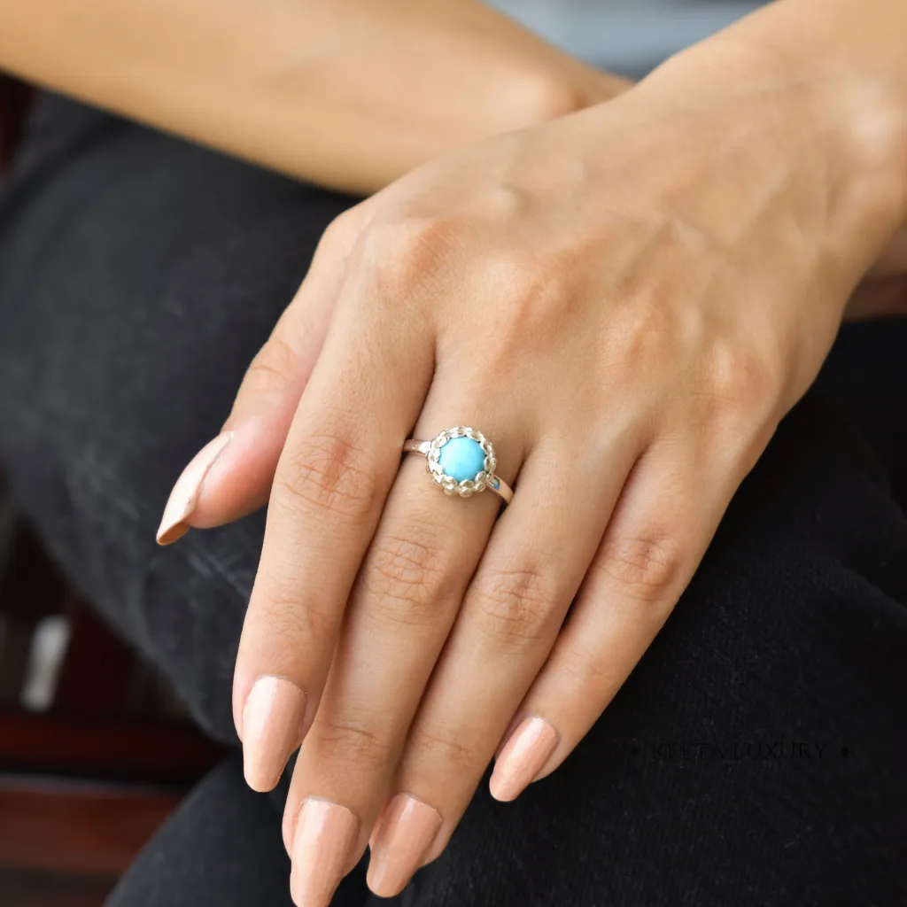 Lotus - Turquoise Ring