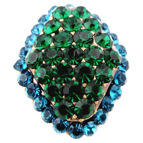 LUX Swarovski Rhinestone Crystal Diamond shape Ring