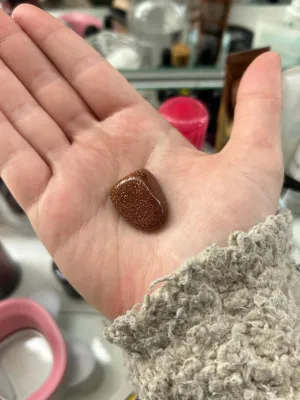 Makeup Altar Crystals Goldstone Tumbler